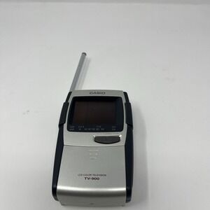 Casio TV-900B Vintage Antenna Tuning Battery LCD Screen Color TV Television